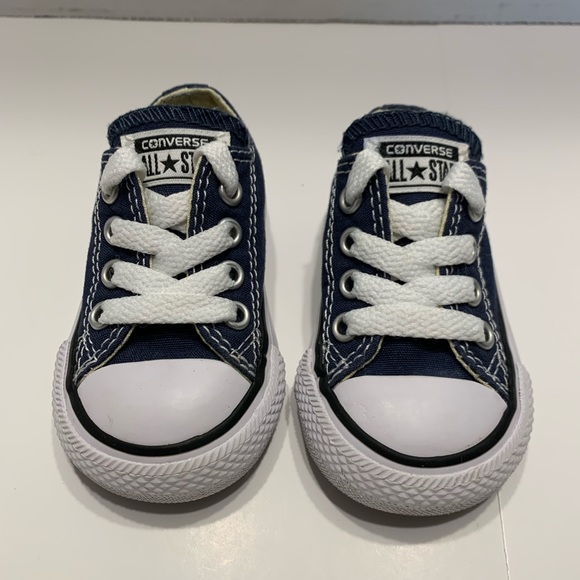 Converse Other - CONVERSE ALL⭐️STAR NAVY BABY TODDLER SNEAKERS Sz 3 EUC